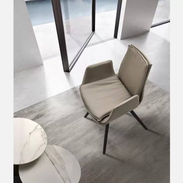 Lara Wooden Trestle Chair, Eforma Collection