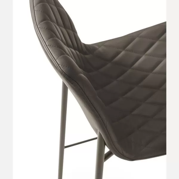 Lenny 4 Metal legs Stool, Eforma Collection