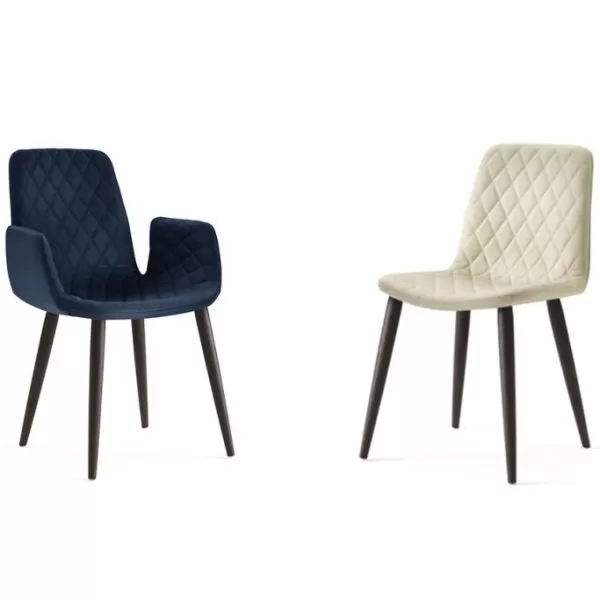 Lenny Chair with Wooden legs, Eforma Collection