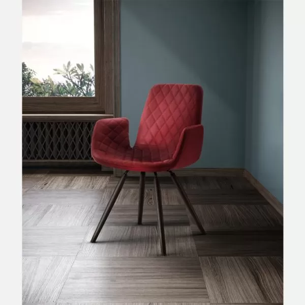 Lenny Wooden Trestle Chair, Eforma Collection