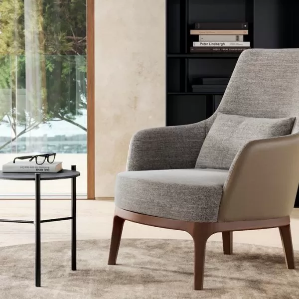 Max Lounge with Wooden base, Eforma Collection