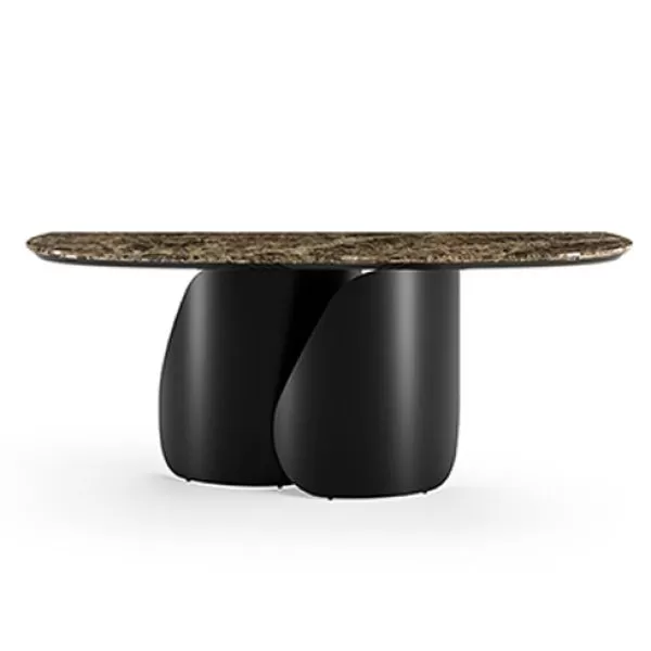 Onda Console with marble top, Eforma Collection