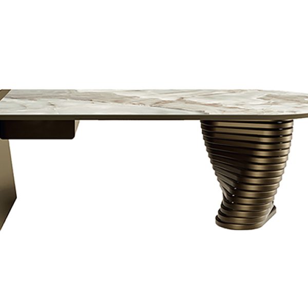 Rotolo Desk with ceramic top, Eforma Collection