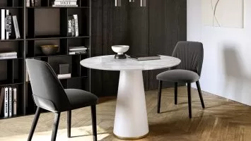 Ted Bistro Table with marble top, Eforma Collection 2