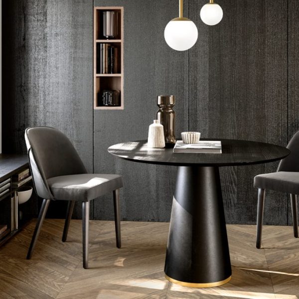 Ted Bistro Table with wooden top, Eforma Collection