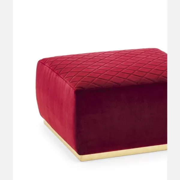 Willy Padded Pouf with profile, Eforma Collection