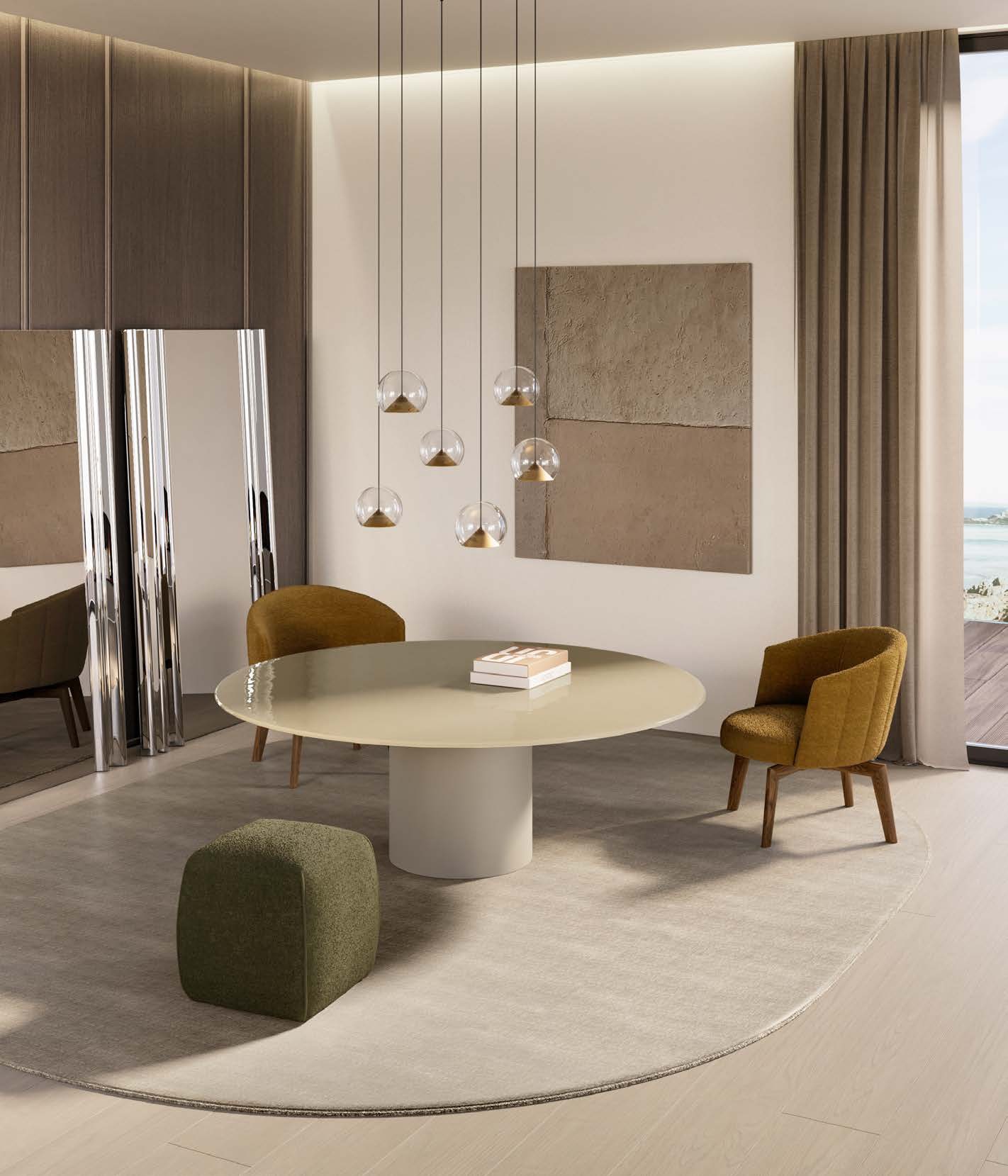 Cilindro Lounge Italian coffee table