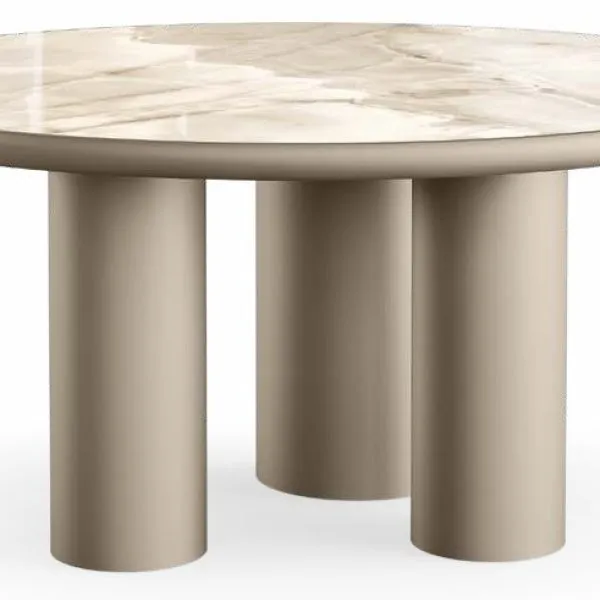 Cilindro Mix Italian Round Dining Table – Eforma