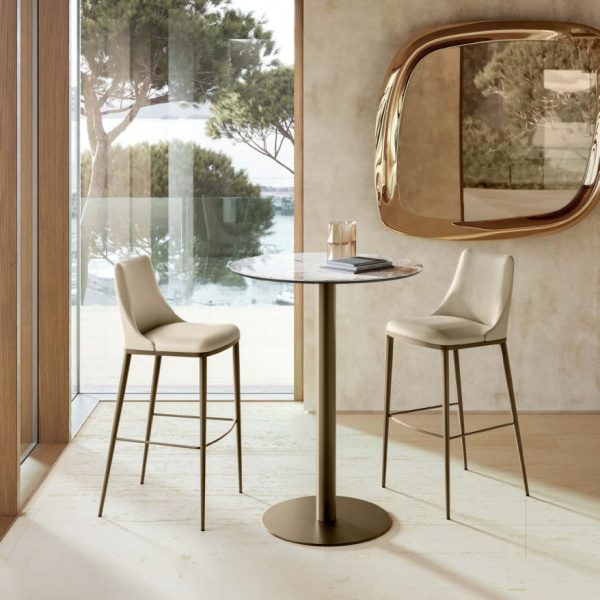 Cilindro Bistro High Italian Bar Table – Eforma