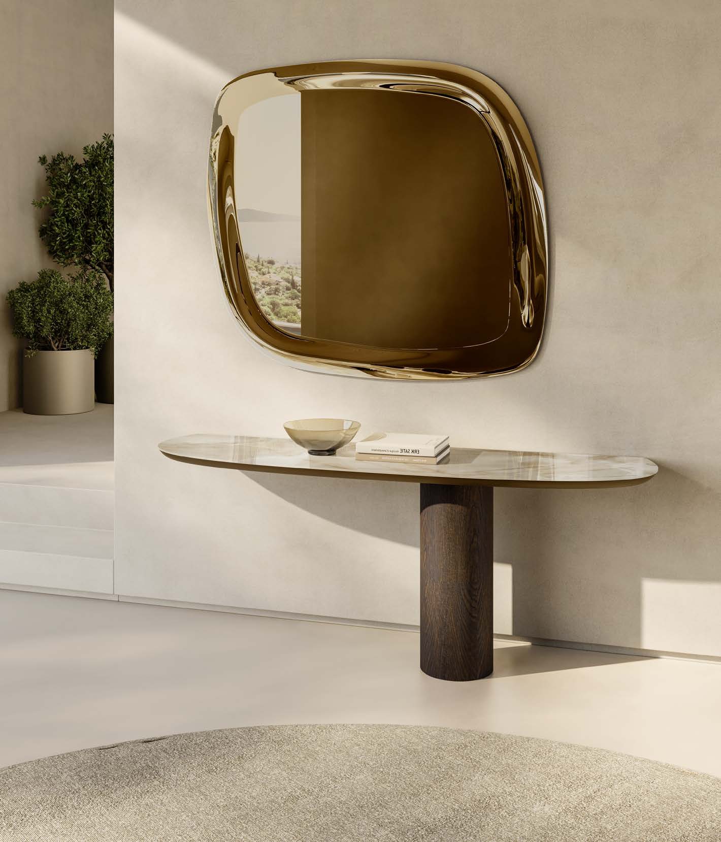 Cilindro Console Italian Console Table – Eforma - Image 4