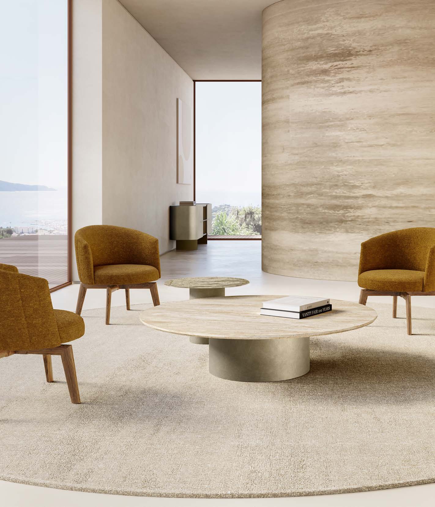 Cilindro Low Italian Coffee Table – Eforma - Image 2