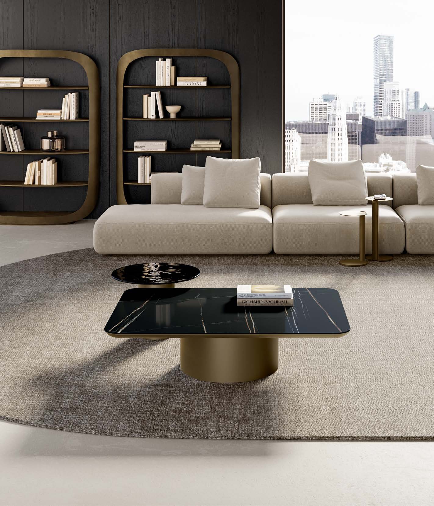 Cilindro Low Italian Coffee Table – Eforma - Image 4