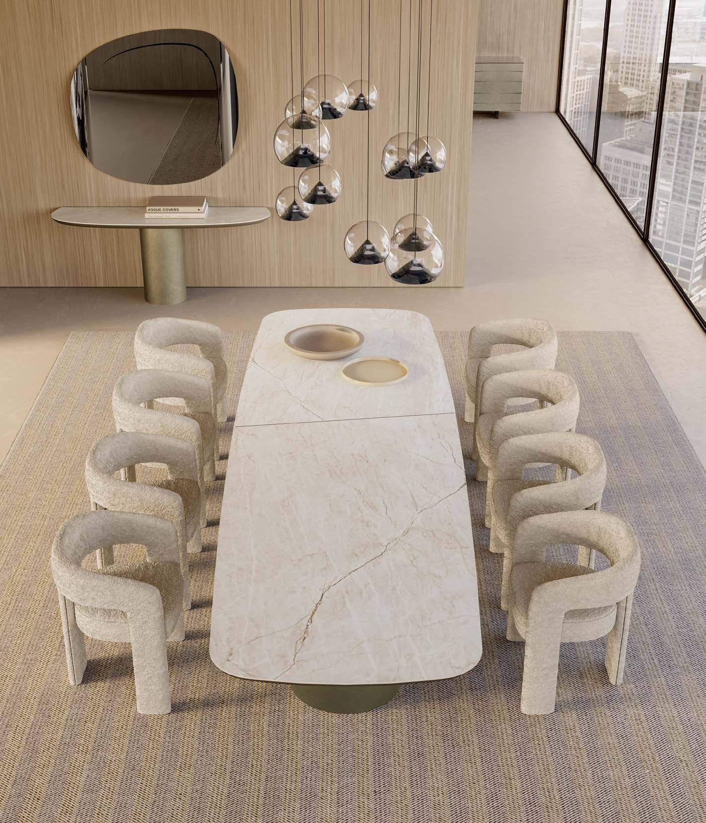 Cilindro Mix XL Large Italian Dining Table – Eforma - Image 4