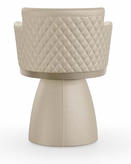 Ely Prestige Diamond Italian Quilted Armchair – Eforma Collection - Image 3