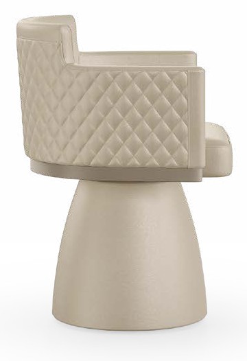 Ely Prestige Diamond Italian Quilted Armchair – Eforma Collection - Image 4