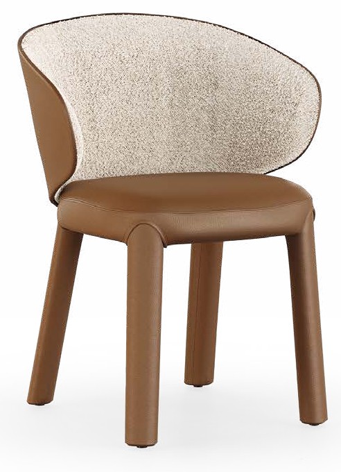 Guja Italian Dining Chair – Sculptural Upholstered Design - Image 5