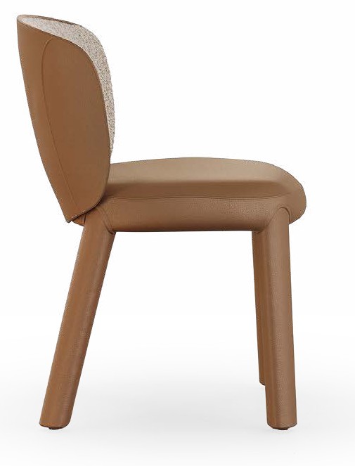 Guja Italian Dining Chair – Sculptural Upholstered Design - Image 4
