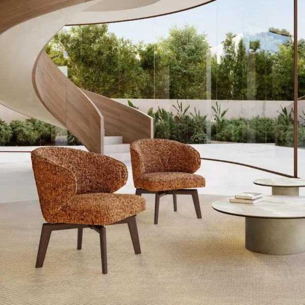 Italian lounge armchair