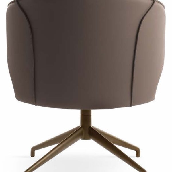 Manta Lounge Italian Armchair Metal Base – Eforma