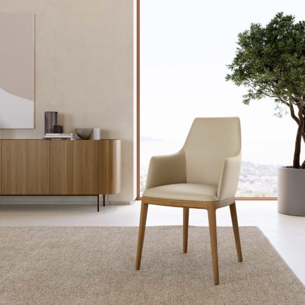 Max Arm High Italian Dining Armchair – Eforma Collection