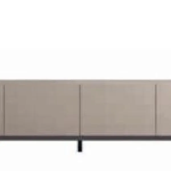 NEKA TV Unit – Upholstered Media Console (Closed) | Status Italia