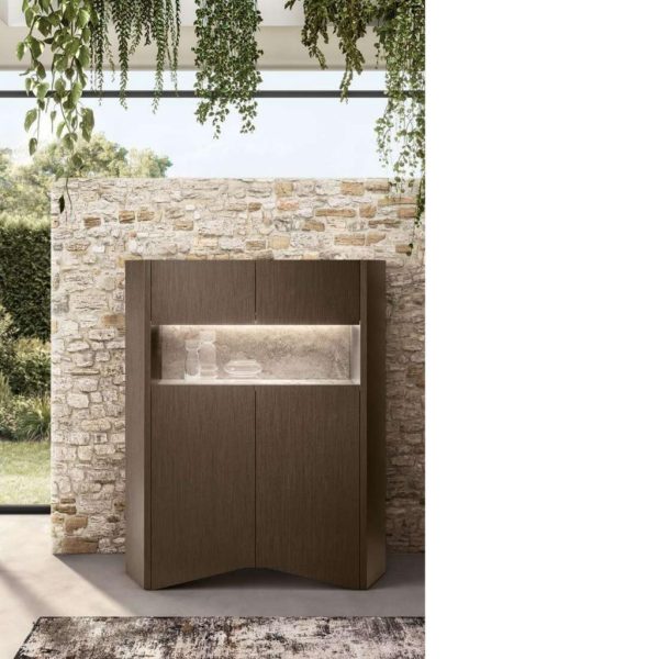 PETRA 2-Door Cabinet – Tall Storage Cabinet | Status Italia